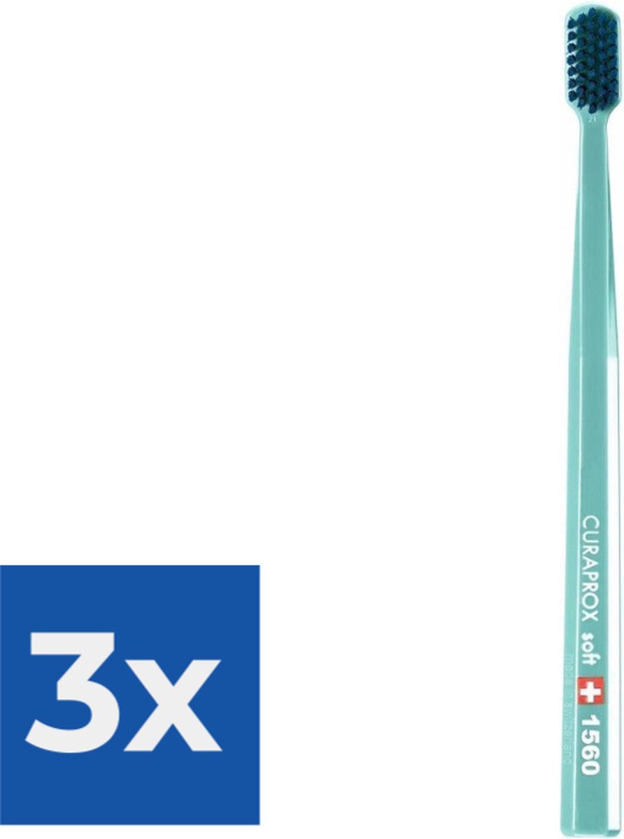 Goedkoopste Curaprox CS 1560 Soft Tandenborstel - Voordeelverpakking 3 stuks