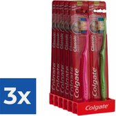 Colgate Tandenborstel  Classic Deep Clean Medium- 1 tandenborstel - Voordeelverpakking 3 stuks