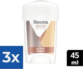 Rexona Maximum Protection - 45 ml - Voordeelverpakking 3 stuks