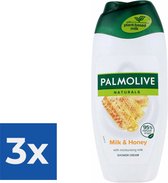 Palmolive Douchegel - Honing & Melk 250 ml - Voordeelverpakking 3 stuks