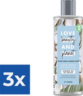 Love Beauty and Planet Douchegel Coconut Water & Mimosa Shower - 400 ml - Voordeelverpakking 3 stuks