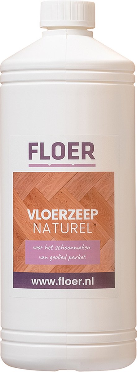 Floer vloerzeep Naturel - Voor geoliede naturel parketvloeren