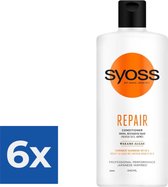 Syoss Repair Therapy Conditioner 440 ml - Voordeelverpakking 6 stuks