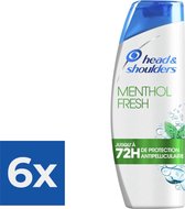 Head & Shoulders Menthol Fresh Shampoo 285 ml - Voordeelverpakking 6 stuks