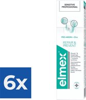 Elmex Sensitive Professional Tandpasta Repair & Prevent 75 ml - Voordeelverpakking 6 stuks