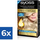 SYOSS Oleo Intense 12-00 Zilverblond Haarverf - 1 stuk - Voordeelverpakking 6 stuks