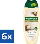 Palmolive Douchegel - Nourish Shea Butter 500 ml - Voordeelverpakking 6 stuks
