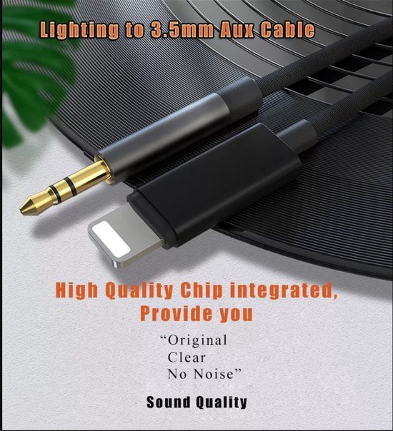 1m Cavo Aux 3,5mm Jack Spina Jack Per Auto IPHONE MP3 Cellulare PC TV - Foto 6