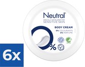 Neutral Parfumvrij Body Cream 250 ml - Voordeelverpakking 6 stuks