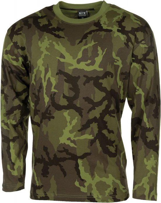 Chemise MFH US - Manches longues - camouflage M 95 CZ - 170 g/m² - TAILLE S