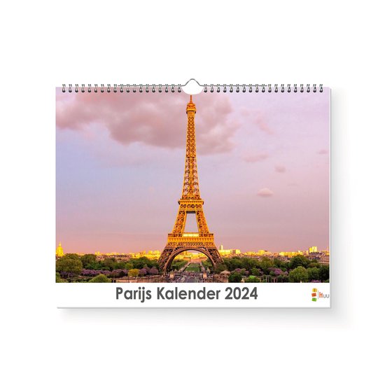 XL 2024 Kalender Jaarkalender Parijs bol