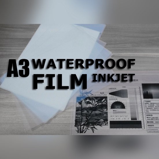 Foto: A3 transparanten voor inkjet watervast double coated high definition voor professionele grafische technieken transparanten transparant papier transparantsheets transparent sheets 