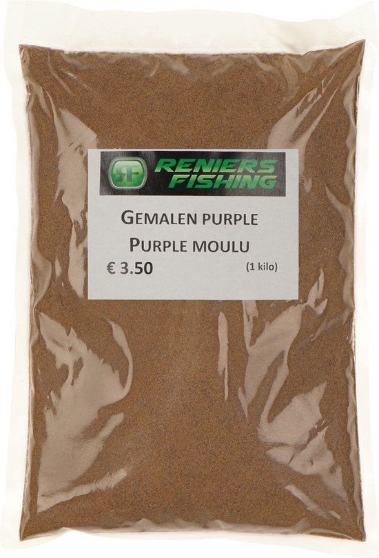 Reniers Fishing Gemalen Purple Pellets 1kg - Method & Paste Mix voor Karper en Witvis van Reniers Fishing — afbeelding 2