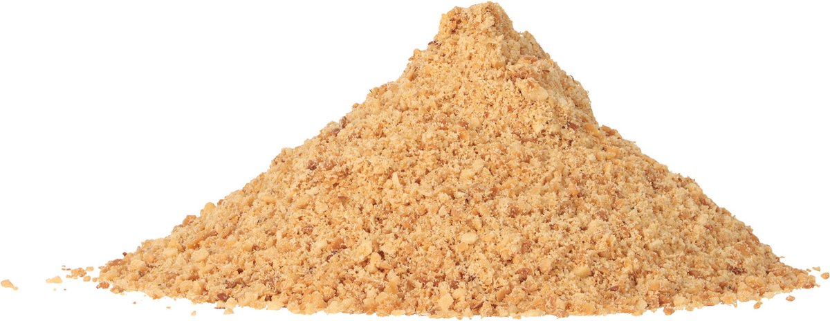 Reniers Fishing Geroosterd Pindameel 1kg – Eiwitrijk Additief met Pinda Aroma voor Karpervoer