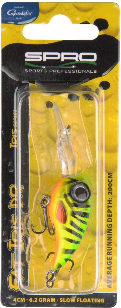 Spro Fat Iris - 4 cm - deeprunner - perch van Spro — afbeelding 2