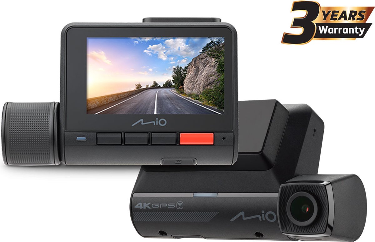 Mio MiVue 955W 4K UHD dashcam - Wi-Fi thumbnail 3