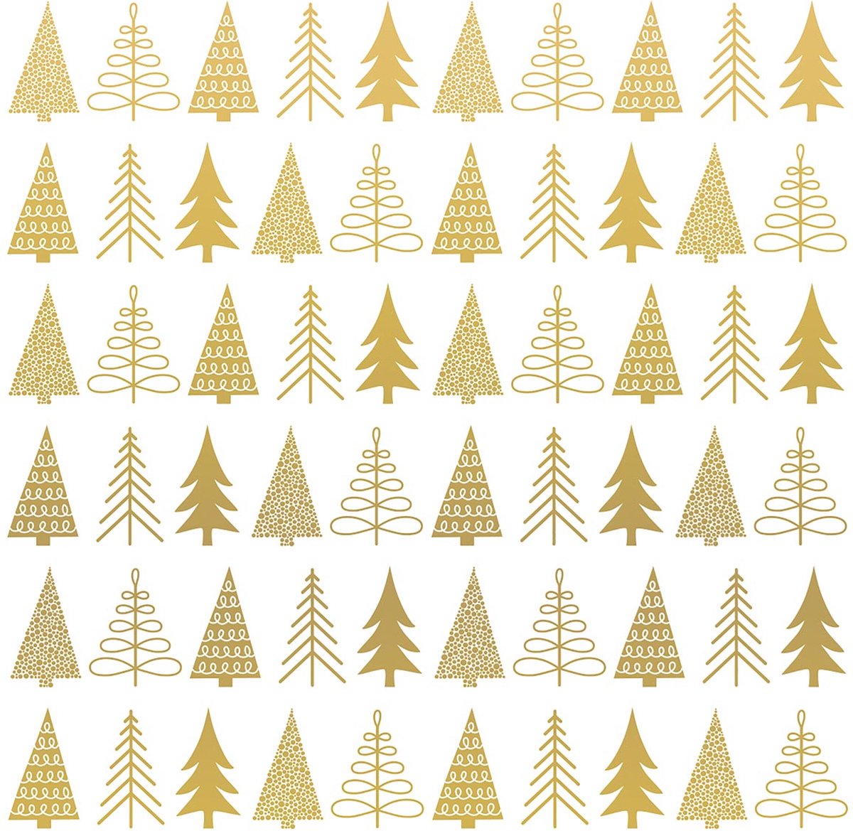 Caspari Paquet De 20 Serviettes Cocktail Tobacco Leaf, Tissu