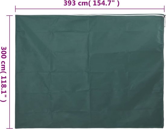 vidaXL - Plantenhoezen - met - ritssluiting - 70 - g/mÂ² - 3,93x3 - m van VidaXL — afbeelding 2
