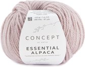 Fils à coudre d'alpaga Katia Essential 100% naturel Vieux Rose Couleur no. 91 - laine d'alpaga - fil à tricoter - tricot - crochet - tricot écharpe - tricot bonnet - tricot débardeur - super doux - fil - tricot wo