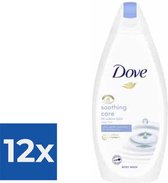 Dove Douchegel - Soothing Care Jojoba Oil 450 ml - Voordeelverpakking 12 stuks