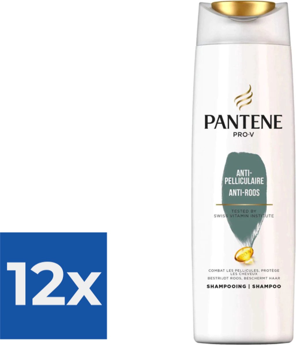 Pantene Shampoo  Anti-Roos 225 ml - Voordeelverpakking 12 stuks