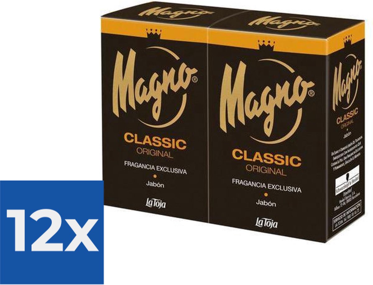 Magno Jabón Manos Classic Set 2 X 100 G - Voordeelverpakking 12 stuks