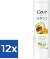 Dove Bodylotion - Nourishing Secrets Invigorating Avocado 250 ml - Voordeelverpakking 12 stuks