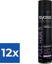 Syoss Styling-Hairspray Full Hair 5 - Voordeelverpakking 12 stuks