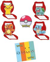 Amscan - Pokémon - Invitations - Carte d'invitation - Avec enveloppe - 8 pièces.