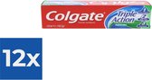 Colgate Tandpasta Triple Action Mint 125 ml - Voordeelverpakking 12 stuks