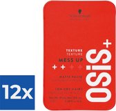 Schwarzkopf OSiS+ Texture Mess Up Coller - Pack économique 12 pièces