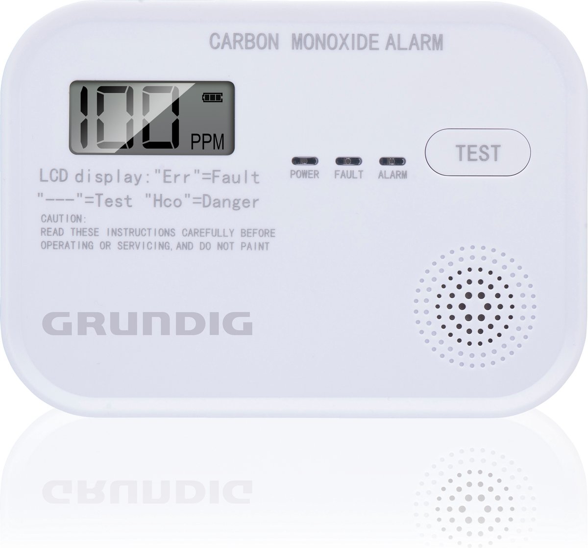 Détecteur de CO Grundig - Détecteur de monoxyde de carbone très