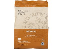 Alex Meijer - Mokka Koffie - Koffiepads - Zak 36 stuks x 6,94 gram