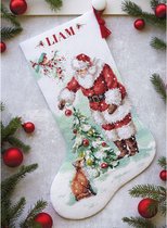 Dimensions Magical Christmas Stocking - Borduurpakket - 41 cm - DIY pakket volwassenen