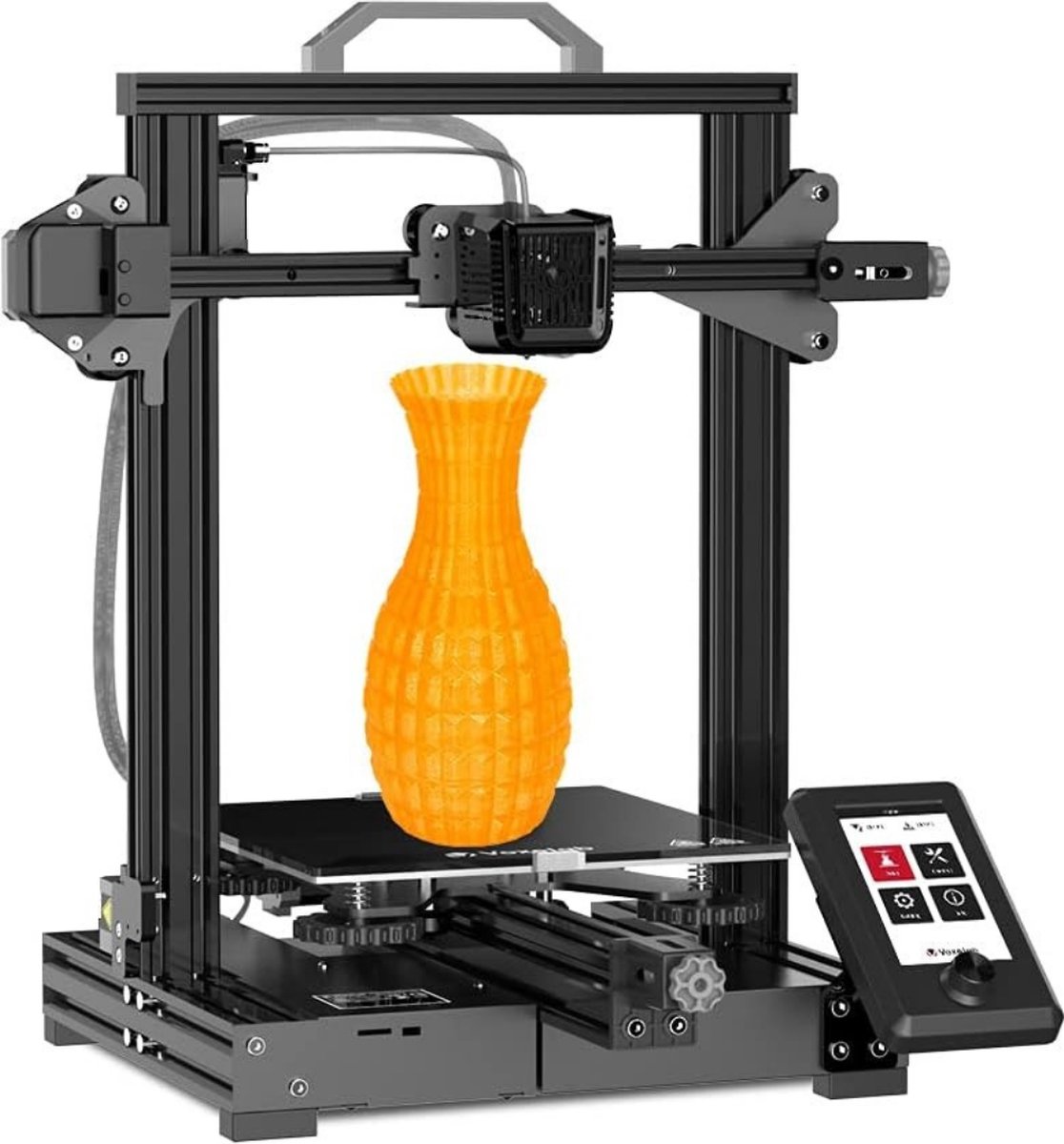 Voxelab 3D printer - Filamentdetectie - Met Afneembaar Glasplatform - Volledig Open Source - 0,2 mm Precisie - FDM - Zwart