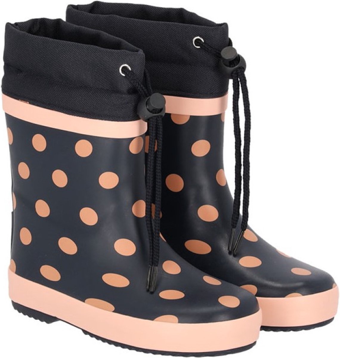 Xqboots Meisjeslaars Gevoerd Stip Marine - Laarzen - 29/30