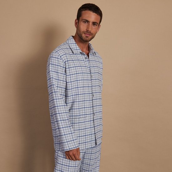 BIG FEET PAJAMA CO. Eendelig Katoen Flanel Tartan Volwassen Voeten