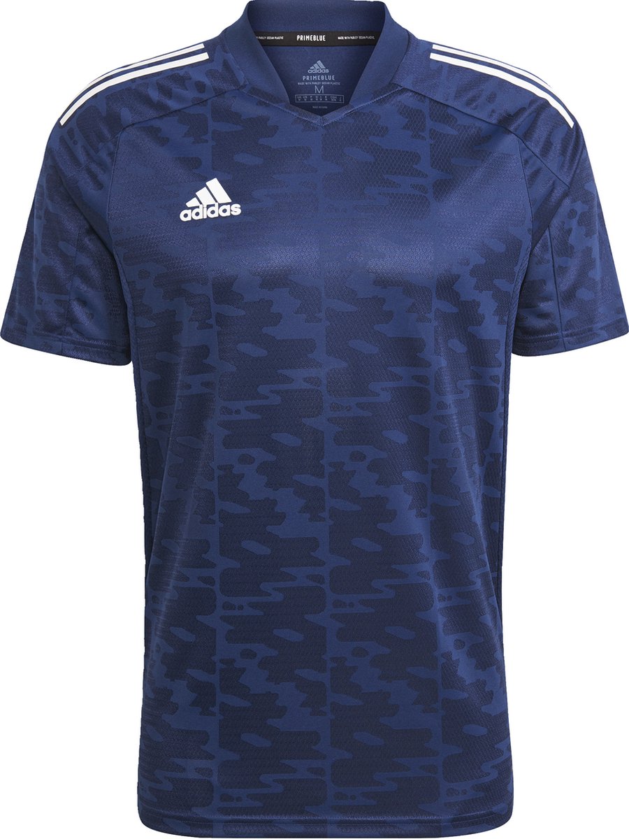 adidas Performance Condivo 21 Primeblue Voetbalshirt - Heren - Blauw- XS