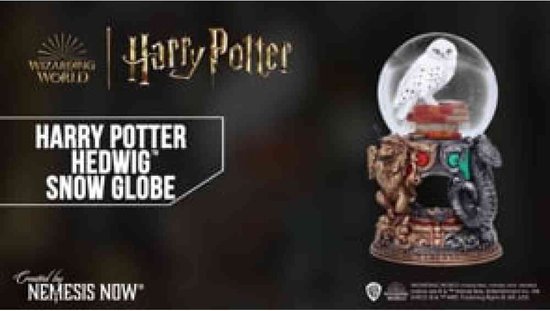 Harry Potter - Hedwig Sneeuwbol 18.5cm - Nemesis Now