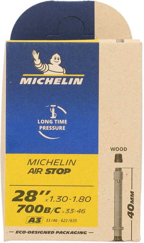 Michelin Air Stop A3 28" , 700x33-46,622-33/46,Dunlop ventiel
