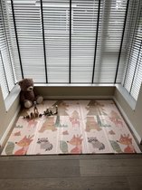 Dierenvriendjes - Speelmat - Speelkleed - Speelmat Baby - Speelkleed Baby - Speelmat Foam - 150 x 200 cm - Opvouwbaar - Beige