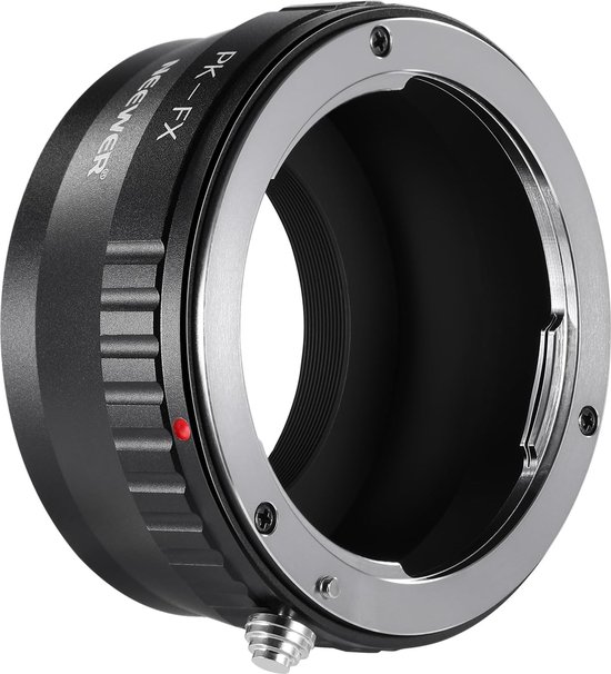 Foto: Neewer pk naar fuji x lens mount adapter compatibel met pentax pk lens naar fujifilm x serie camera s zoals x t2 x t5 x t20 x pro3 x pro2 x t30ii x t200 en meer matte zwarte binnenkant alleen handmatige scherpstelling model pk fx