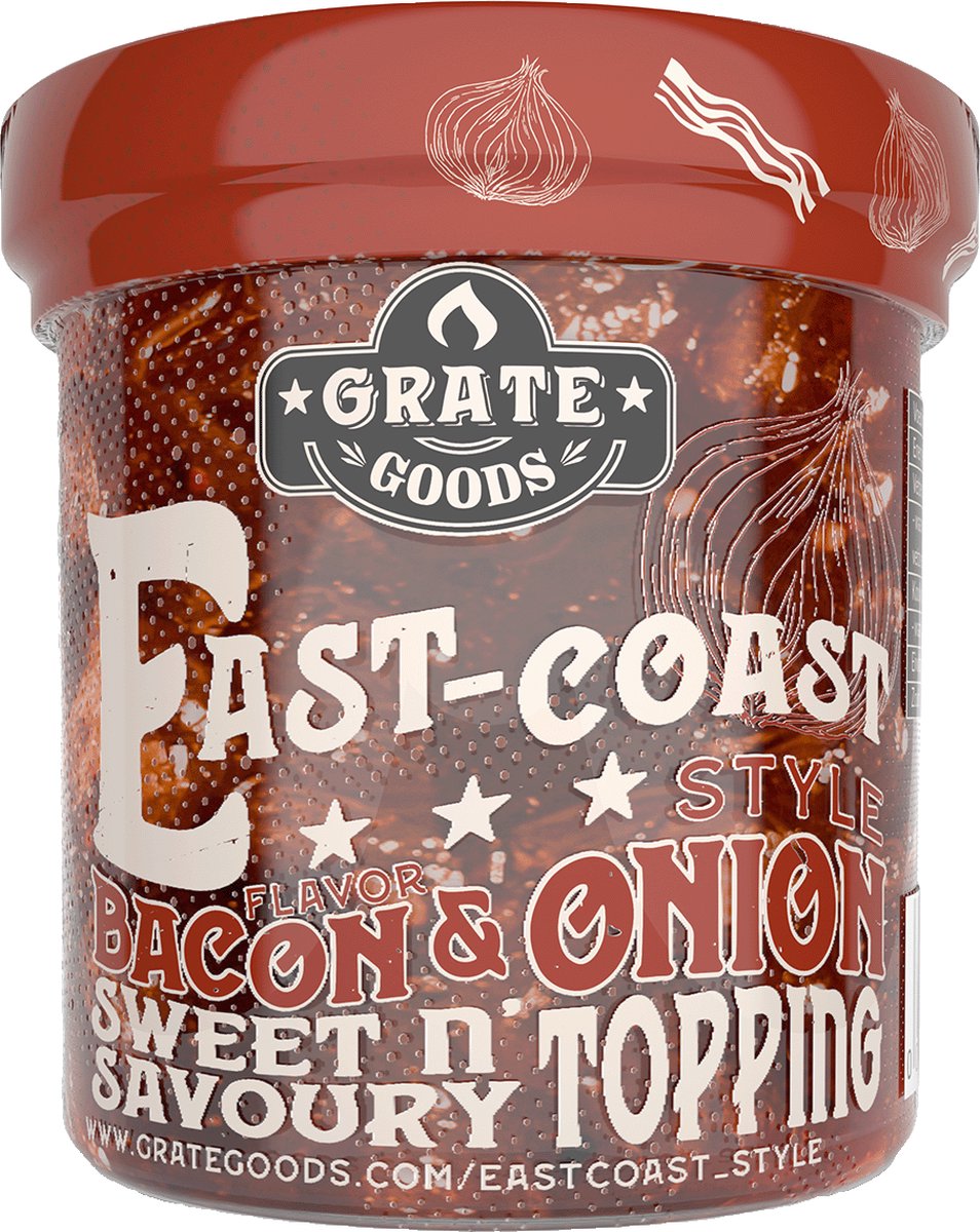 East Coast Bacon & Onion Topping Grate Goods