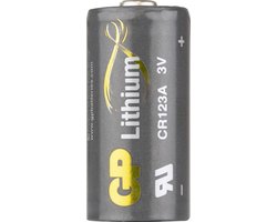 CR123A batterij GP lithium 3V 1 stuk