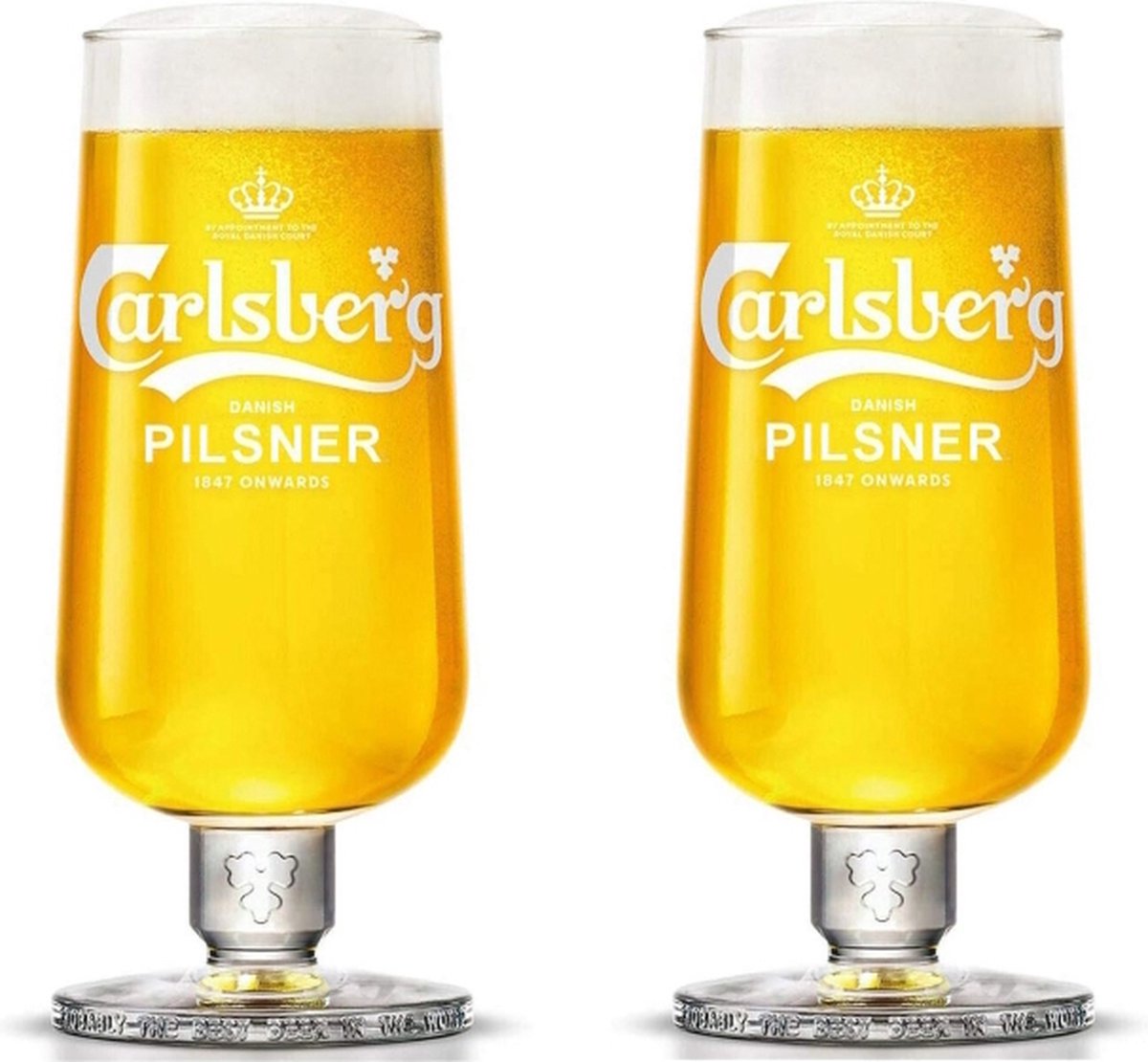 Carlsberg Bierglazen - 2 stuks - Pint 0,5L - Halve liter - Grande Ver