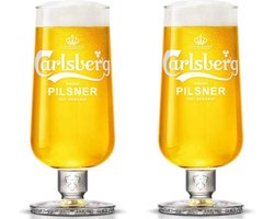 Carlsberg Bierglazen - 2 stuks - Pint 0,5L - Halve liter - Grande Ver