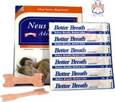 Neuspleisters Better Breath – Anti Snurk - Neusstrips - Neusspreiders - Snurken - 30 Neusstrips – Blijft lang zitten - Breath Right