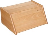 Broodtrommel Montana, broodmand met klapdeksel, beuken 40 x 30 x 18 cm, 065046