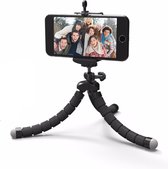 Flexible Mini Octopus Smart Phone Stabilizer Trépied Support de support pour iPhone Phone Camera Selfie Stick Trépied avec télécommande - Noir