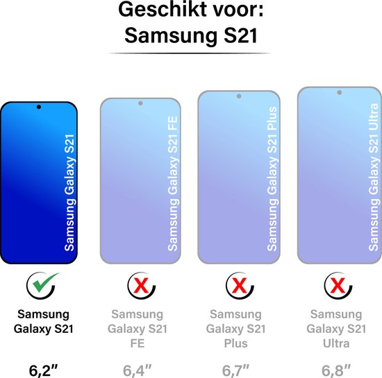 Samsung Galaxy S21 Book case Cover avec Camera Protection - Simili cuir - Porte-cartes - Cordon - Samsung Galaxy S21 - Rouge